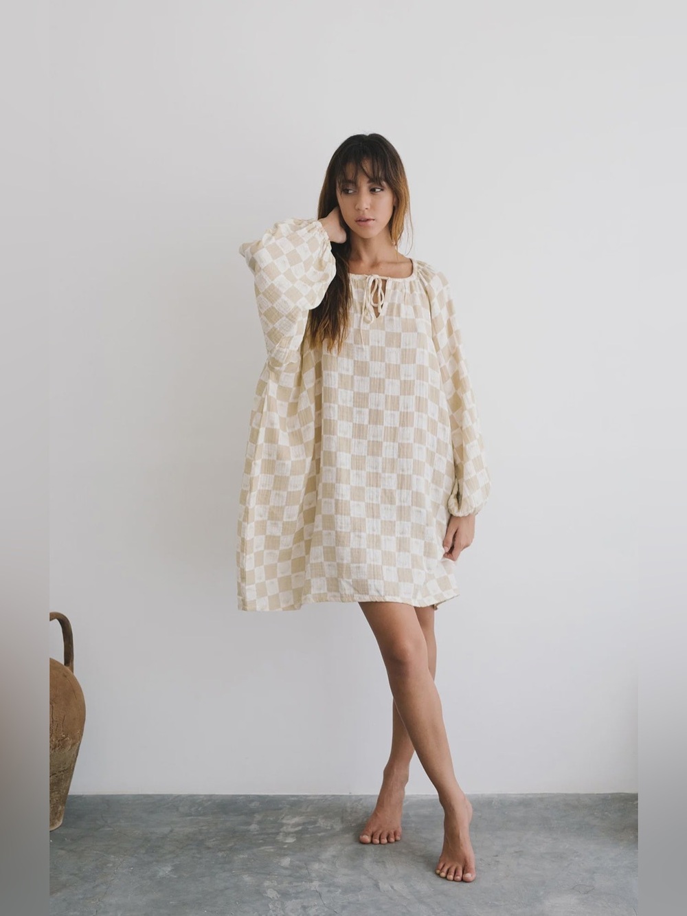 The Bare Road Cassie Dress Shell Check